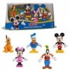 DISNEY MICKEY et MINNIE, Disney Mickey, Coffret 5 Figurines 7,5 cm Articulées, 5 Personnages à Collectionner, Jouet pour Enfa