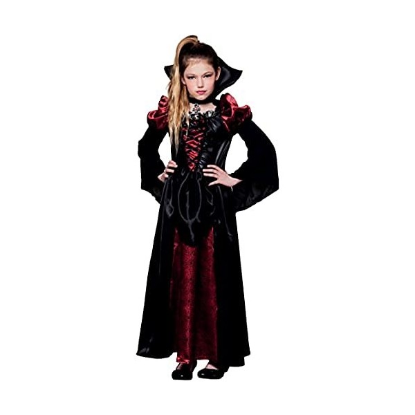 Boland - Costume pour enfants reine des vampires, différentes tailles, robe avec collier, Halloween, déguisement pour enfants