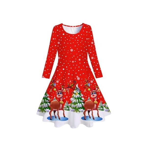 Xiaojiu Robe De Noel Deguisement Pere Noel Bebe Fille Déguisement De Sorcière Enfant,Deguisement Halloween Fille 10 Ans Robe 