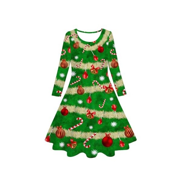 Xiaojiu Robe De Noel Deguisement Pere Noel Bebe Fille Déguisement De Sorcière Enfant,Deguisement Halloween Fille 10 Ans Robe 