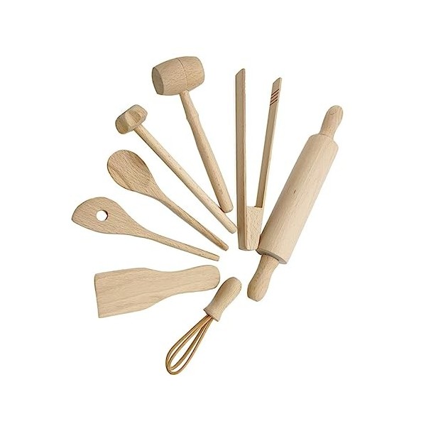 UPKOCH 2 Ensembles 8 Pièces Jouets De Cuisine pour Enfants Jouet Alimentaire Ustensiles pour Tout-Petits Enfants Mini Jouets 