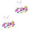 Toyvian 2 Ensembles De Jouets Jouet De Simulation pour Enfants Maison denfants Meilleurs Outils Imités pour Le Jeu Kit Netto