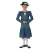 Rubies Official 1960s Mary Poppins + Hat Girls Déguisement Costume Disney Childs Années 1960, Multicolore, Large Ages 7 - 8 