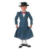 Rubies Official 1960s Mary Poppins + Hat Girls Déguisement Costume Disney Childs Années 1960, Multicolore, Large Ages 7 - 8 