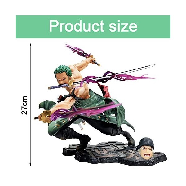 One Piece Anime Figurine, Cartoon Model Statue, Anime Heroes Figurine PVC Ornements Modèle Poupée Jouets pour Enfants Anniver