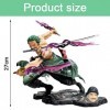 One Piece Anime Figurine, Cartoon Model Statue, Anime Heroes Figurine PVC Ornements Modèle Poupée Jouets pour Enfants Anniver