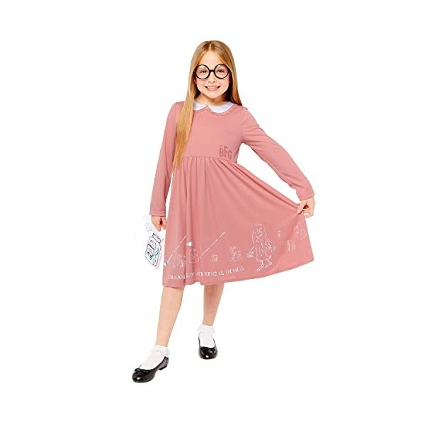amscan 9916263 – Costume officiel Roald Dahl BFG Sophie Kids pour la journée mondiale du livre, âge : 4–6 ans