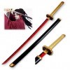 Cosplay Demon Slayer Tsugikuni Yoriichi Katana 104 Cm Épée en Bois Cosplay Anime Japonais en Bois Katana Anime pour Anime Kat