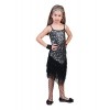 Fiesta Palace - robe charleston à paillettes noir fille taille 128cm