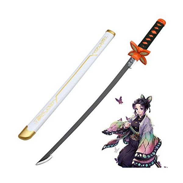 Katana Demon Slayer Cosplay Kochou Shinobu Épée De Samouraï 104cm Sabre Japonais En Bois Anime Epée Ninja Pour Les Fans Dani