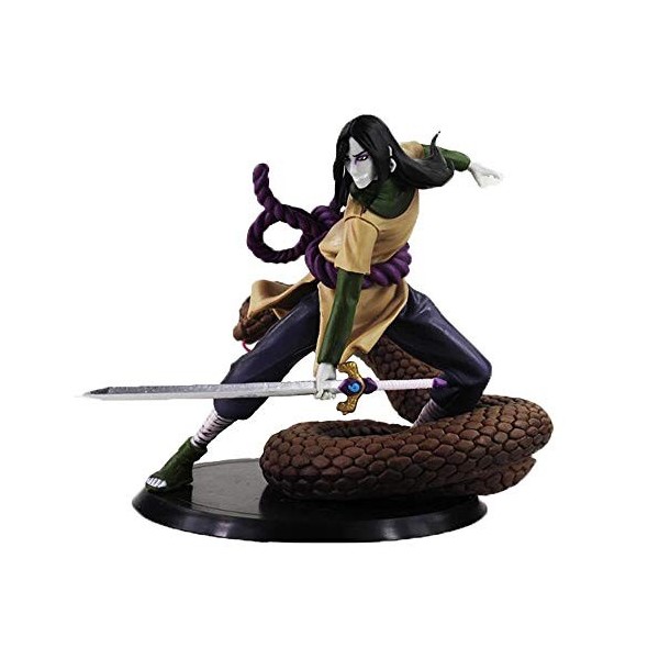 HQYCJYOE Personnages danime modèle Naruto Shippuden Orochimaru Serpent PVC Figurine daction Statuette Collection poupée 14 