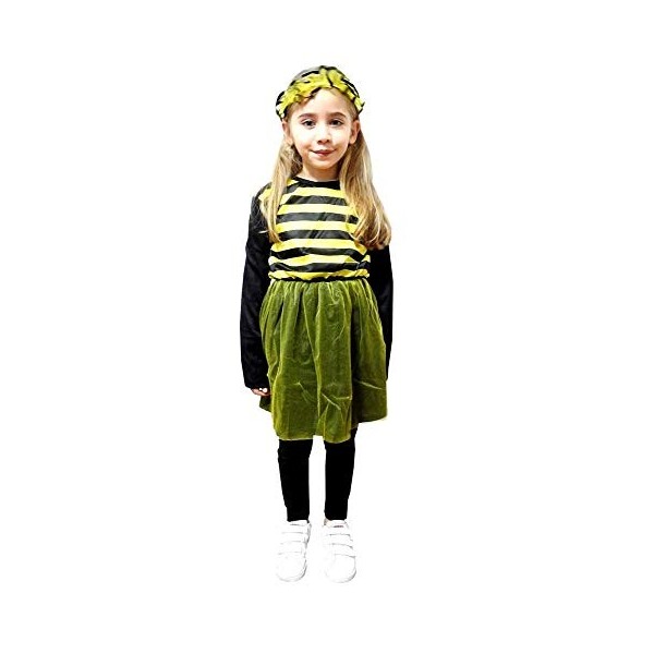 Costume dabeille - fille - costumes pour enfants - halloween - carnaval - taille s - 3/4 ans - idée cadeau originale cosplay