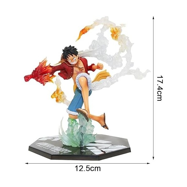 BESTZY One Piece Anime Action Figure, Cartoon Model Statue Anime Heroes Figurine PVC Anime Figure Ornements pour Enfants Anni