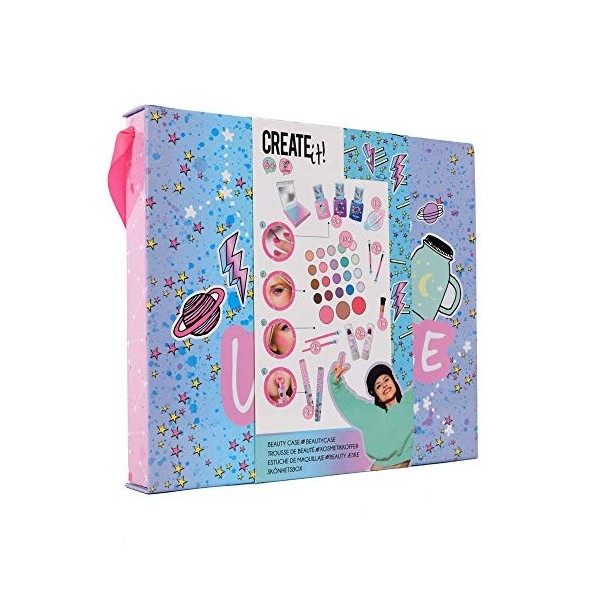 CREATE IT - Malette maquillage miroir - pour enfant fille - 84172