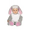 Guirca 88383 Déguisement lapin Bugs Bunny 6/12 mois, couleur gris, blanc et rose,
