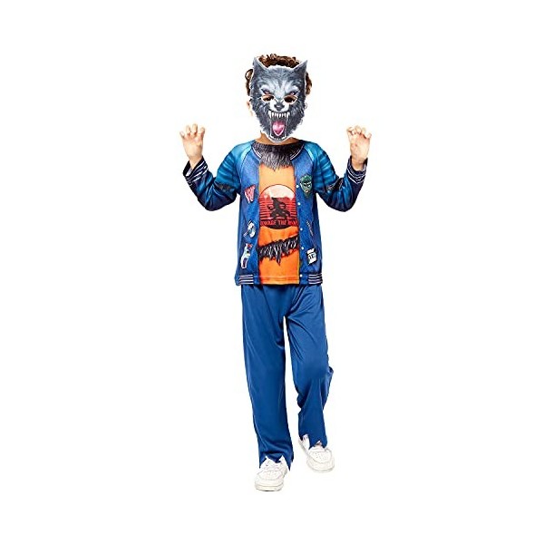  PKT 9908588 Costume de loup-garou recyclé pour enfant 6-8 ans 