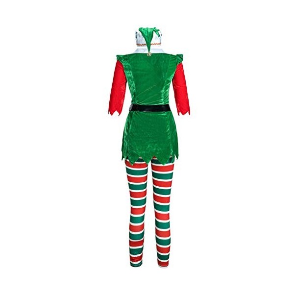 SOIMISS 1 Jeu Déguisement De Noël Lutin De Noel Adulte Tenue Delfe Déguisement Delfe Costumes De Noël pour Femmes Costume D