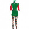 SOIMISS 1 Jeu Déguisement De Noël Lutin De Noel Adulte Tenue Delfe Déguisement Delfe Costumes De Noël pour Femmes Costume D