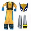 Zenhhrpt Costume Cosplay Enfant W--olverine Enfants Garçons Halloween / Carnaval Cosplay fête Déguisements