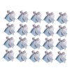 Cabilock 60 Pcs Boîte De Bonbons Coffrets Cadeaux Bonbons pour Sacs De Cadeaux Boîte Cadeau Bleue Boîtes De Fête Triangle Boî