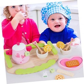 Toyvian Jouet De Jeu De Cuisine 1 Ensemble De Jouets De Maison De Jeu Costume pour Enfants Mini Jouet Service À Thé en Plasti