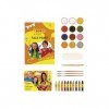 Jovi - Face Paint Pack, Maquillage pour Enfants, 6 Pots de 20 ML de Couleurs Assorties + 6 Pots de 8 ML de Couleurs Assorties