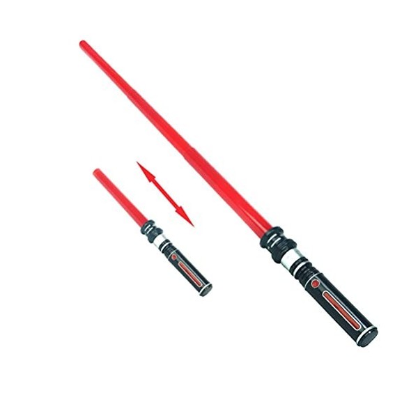 Dan&Dre Star Wars Allume Sabre Laser rétractable épée électroluminescente avec Son simulé Jouets pour Enfants Flash Stick Acc