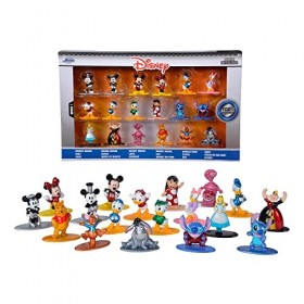 Jada - Disney - Set 18 Pièces - Coffret 18 Figurines 4cm - Métal - 253075005