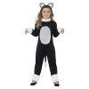 Cool Cat Costume, Black, with Jumpsuit, Tail & Headpiece, M 