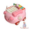 4 Pcs téléphone Musical pour Tout-Petits | Kid Play Téléphone Bébé Cochon Téléphone Jouet,Dessin animé simulé téléphone Fixe 