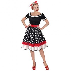 "THE 50s FASHION" dress with petticoat, belt - M 