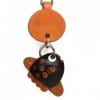 This leather key chain fish Sunfish Dokodemo handmade [made in Japan, new, craftsman] [VANCA] japan import 