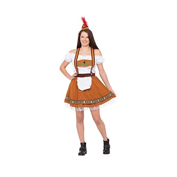 Bristol Novelty Ac649 Costume de bar allemand Femme