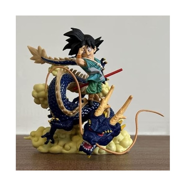 simyron Figurine Son Goku - 15 CM Goku Figure Super Saiyan Anime Figure-Forme Ordinaire Wukong Tenant Un Cerceau doré Figurin