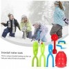 INOOMP 14 Pièces Boule De Neige Jouet pour Enfant Ensembles De Jeux en Plein Air Ensemble De Jeu en Plein Air pour Enfants Jo