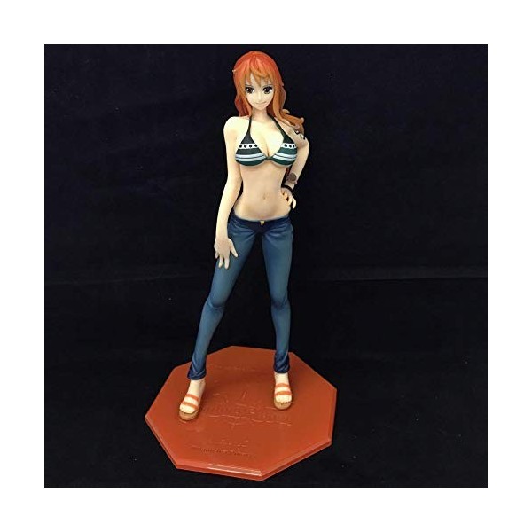 HQYCJYOE Personnages danime Figurines modèle Deux Ans Plus Tard One Piece Nami Statuette Collection Doll 22CM