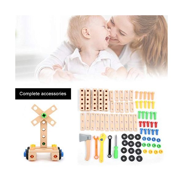 Multifonctionnel Écrou Assemblage Jouet Démontage Combinaison Jouets Bricolage Jouet Éducatif Parent-Enfant Jeux Interactifs 