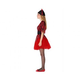 Atosa-61620 Atosa-61620-Déguisement Jeune Fille Rouge Pirates, Femme, 61620