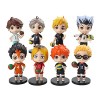 Haikyu Lot de 6 figurines Tadashi Yamaguchi Hinata Shoyo Toru Oikawa Tobio Kageyama Kozume Kenma Accessoires de collection Ca