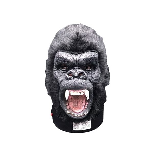 Masque de la Bête du roi Kong Jocko en peluche effrayant pour fête dHalloween