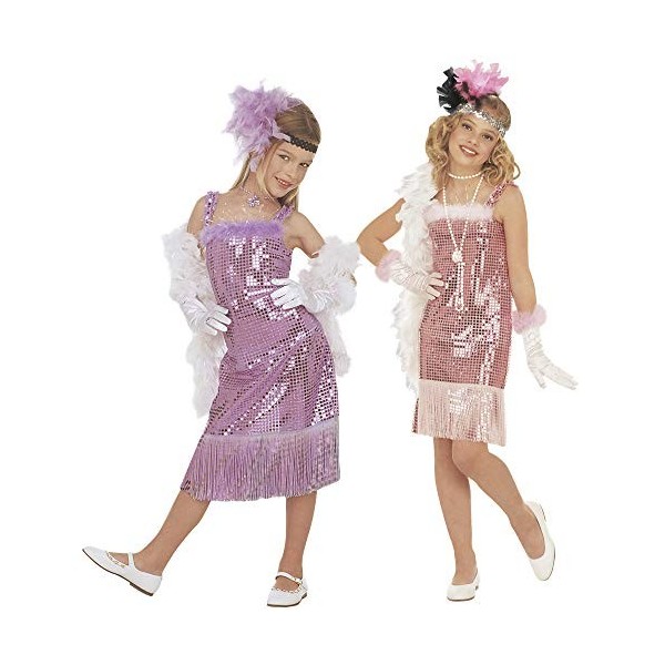 Robe Charleston violet enfant