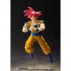 HQYCJYOE Anime Personnages Modèle Action Figure Dragon Ball Goku Super Saiyan Dieu Movable Joint PVC Jouet Statuette Poupée 1