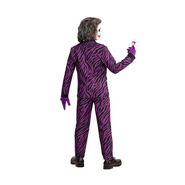 Amakando Costume dhalloween Personne méchante - 159-164 cm, 14-16 Ans | Costume Enfant Joker | Heath Ledger Carnaval Costume