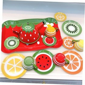 Toyvian 1 Ensemble Thé De LAprès-Midi Thé Ensemble Jouer Ensembles Fruits Thé Ensemble pour Le Thé Ensembles pour Le Thé Des