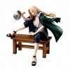 HQYCJYOE Personnages danime modèle Naruto Fille cinquième Figurine Hokage Tsunade PVC Statuette Collection poupée 16 cm