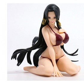 HQYCJYOE Personnages danime modèle One Piece Nami Maillot de Bain Boa Hancock à Genoux ver Fille PVC Figurine daction Statu