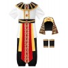 ReliBeauty Déguisement Egyptien Enfant Costume Pharaon Garçon et Fille pour Halloween Carnaval,100