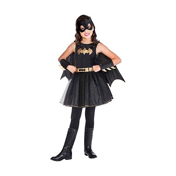  9908401 Child Girls Batgirl Black Costume 3-4yr 