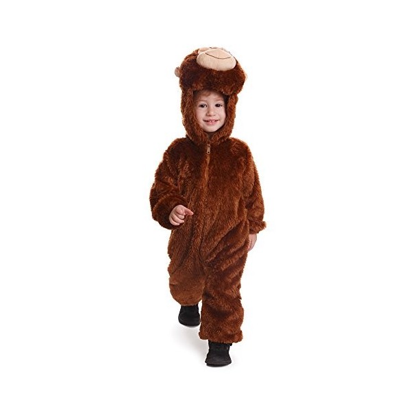 Dress Up America Combinaison en peluche enfant singe câlin