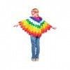 Dress Up America Costume de perroquet pour garçons et filles - Costume unisexe de perroquet amusant et volant